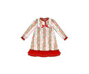 Candy Cane Vines DOLL Match Gown