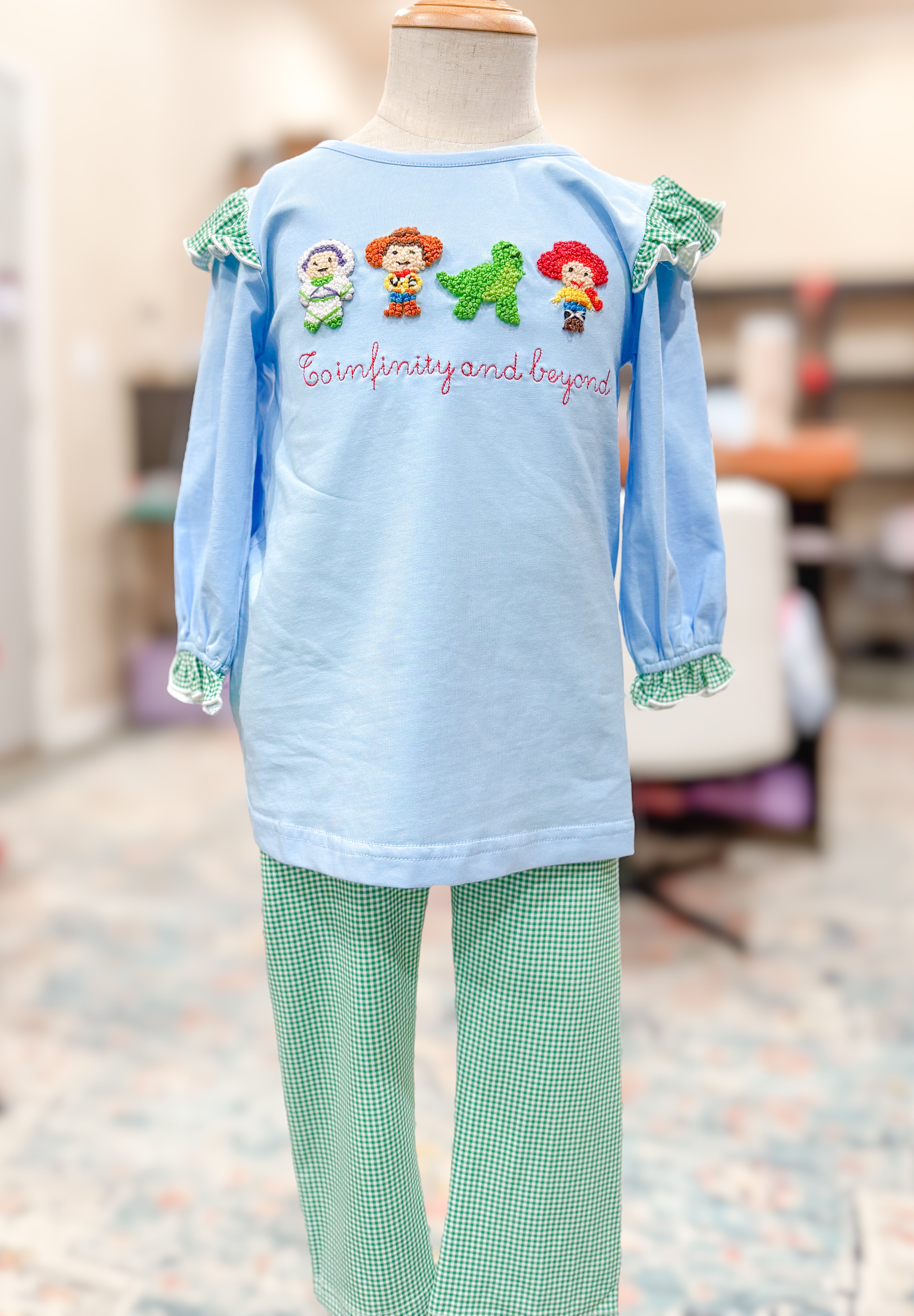 Girls Toy Friends French Knot Leggings Set