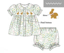 PRE ORDER Girls Smocked Bunny Garden Party Bloomer Set & Dress | ETA to LBS: JANUARY