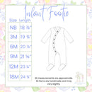 PRE ORDER Girls Watercolor Bunnies Zippy | ETA to LBS: LATE FEBRUARY