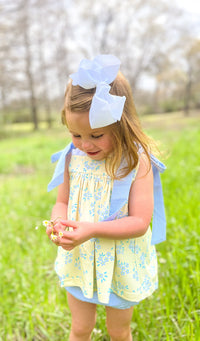 Girls Blooming Blues Short Set