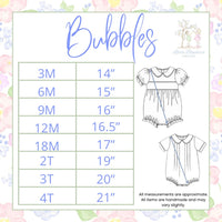 Girls Smocked Cheerleaders Bubble
