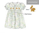 PRE ORDER Girls Smocked Bunny Garden Party Bloomer Set & Dress | ETA to LBS: JANUARY