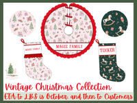 PRE ORDER Antique Christmas Tree Skirt | ETA to LBS: October