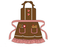 PRE ORDER Women’s Christmas Gingerbread Apron | ETA to LBS: OCTOBER