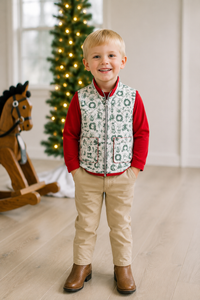 PRE ORDER Boys Reversible Seasons Greetings Vest | ETA to LBS: OCTOBER