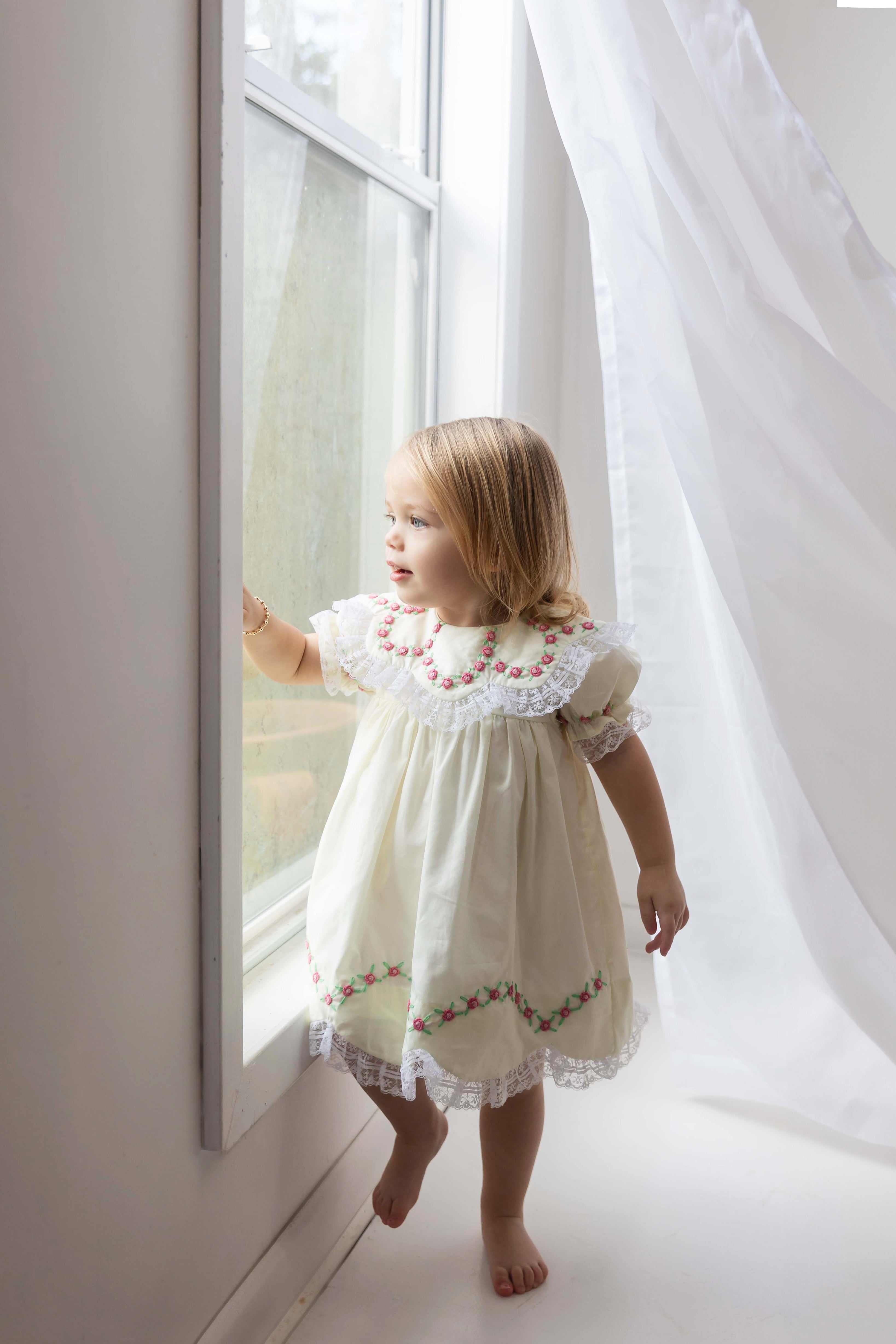 Girls Easter Sunshine Heirloom Dress