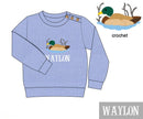 PRE ORDER Boys Crocheted Mallard Sweater | ETA to LBS: DECEMBER