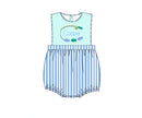 PRE ORDER Boys Fishing Pole Embroidered Bubble ETA: MAY