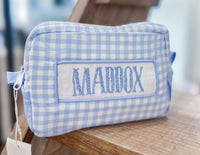 PRE ORDER Blue Gingham Luggage Collection | ETA to LBS: DECEMBER