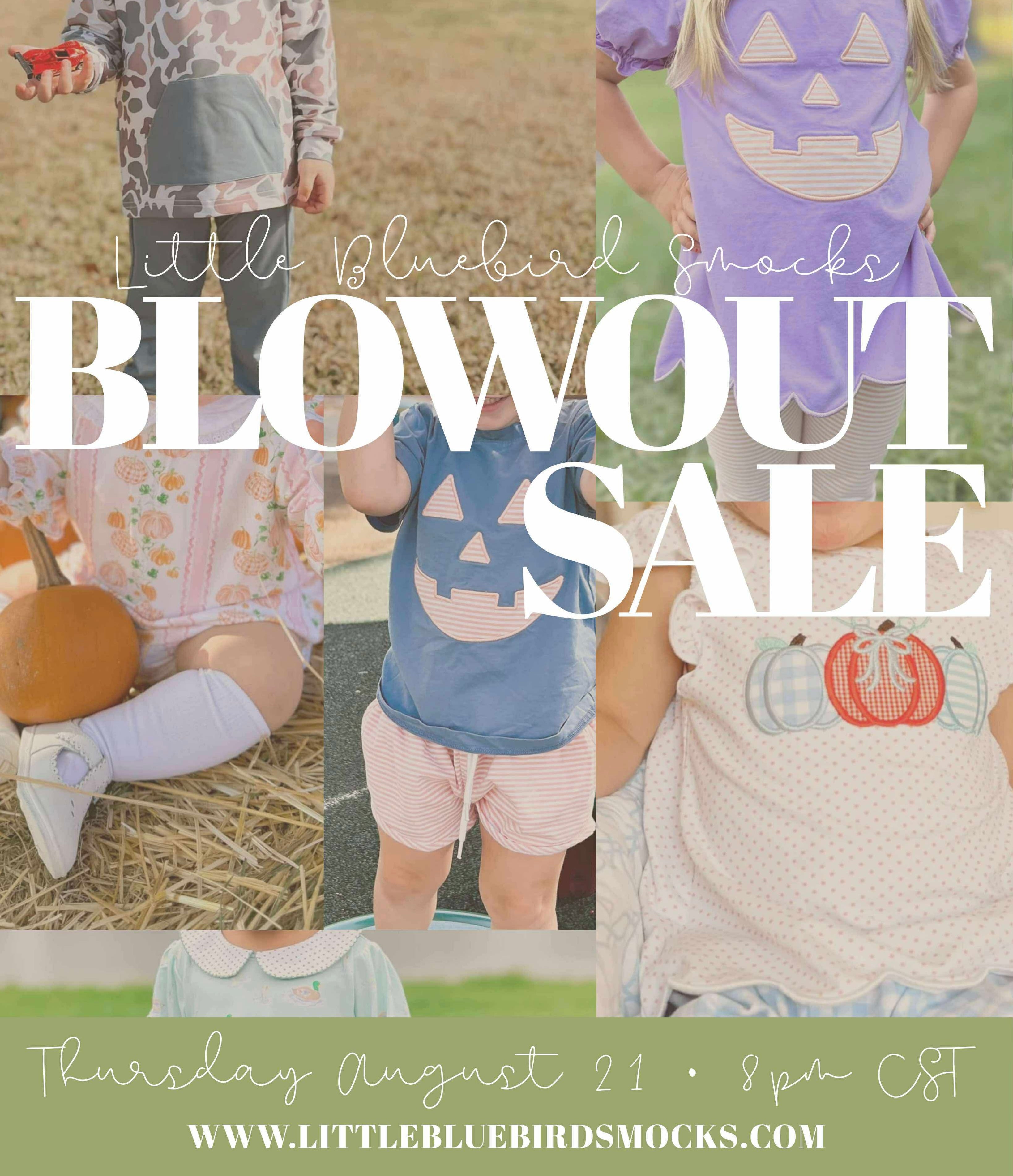 Use code: BLUEBIRDBLOWOUT