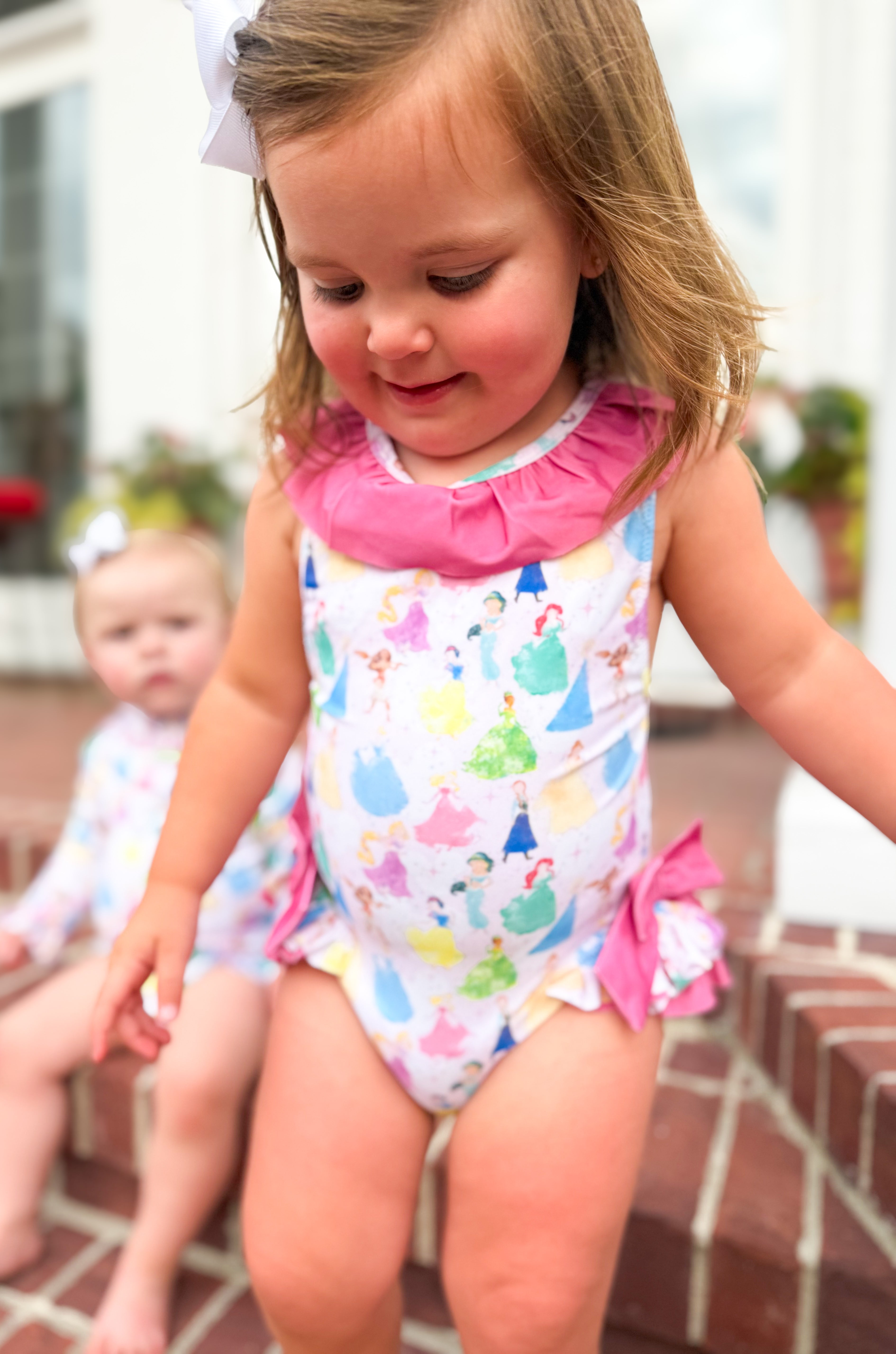 Girls Princess Parade One-Piece Swimsuit