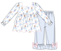 Girls The March of The Nutcracker Ruffle Pants Set