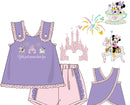Girls French Knot Girls Just Wanna Have Fun Short Set