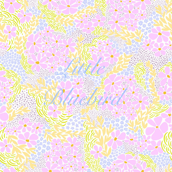 PRE ORDER Girls Retro Floral One Piece Swimsuit ETA: APRIL