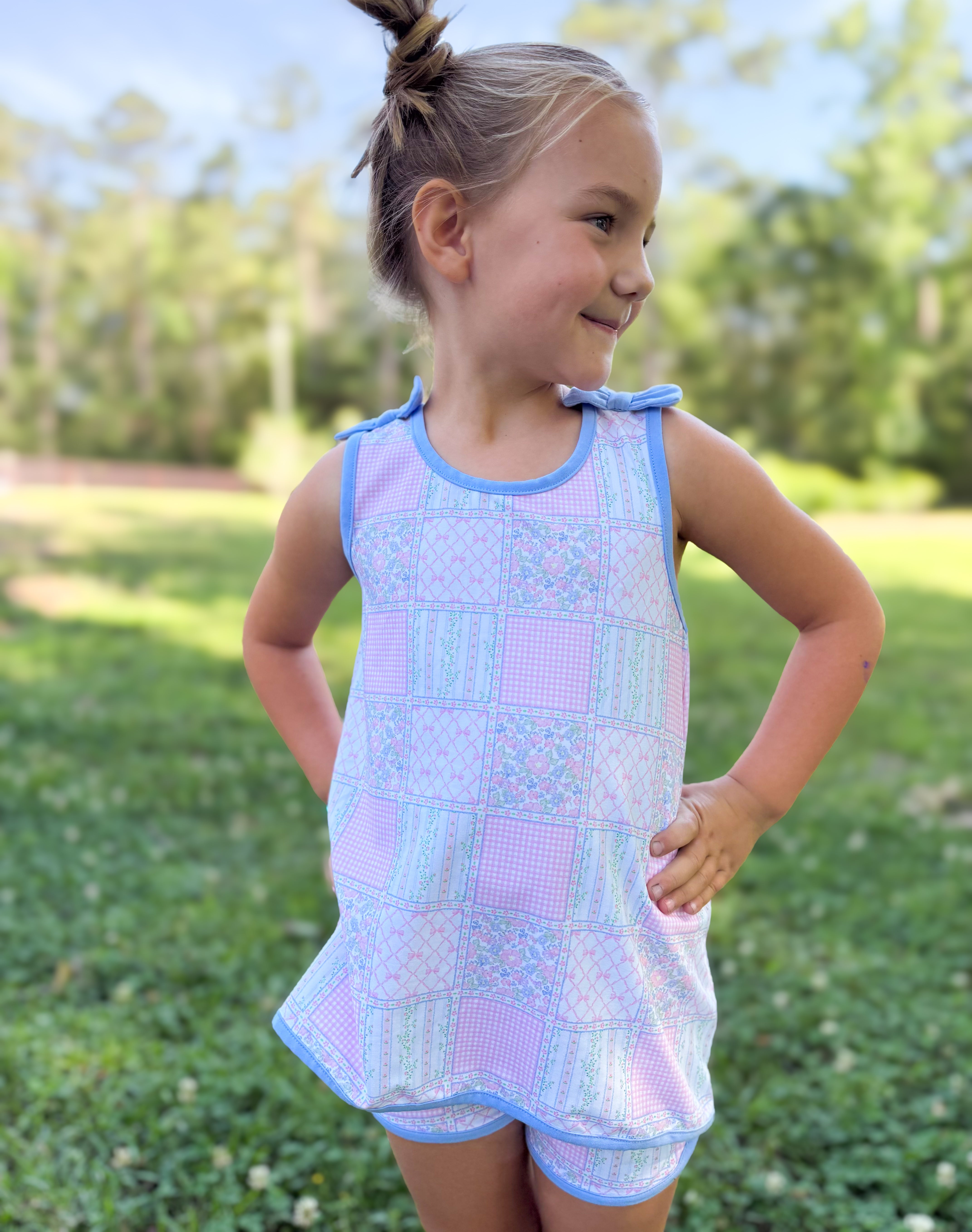 ⭐️DEAL OF THE DAY⭐️ Girls Patchwork Dreams Short Set