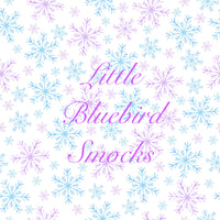 Girls Ice Princess Smocked Bloomer Set