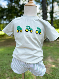Boys French Knot Short Sets