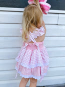 Girls French Knot Oink, Moo, Cock-a-Doodle Doo Bloomer Set