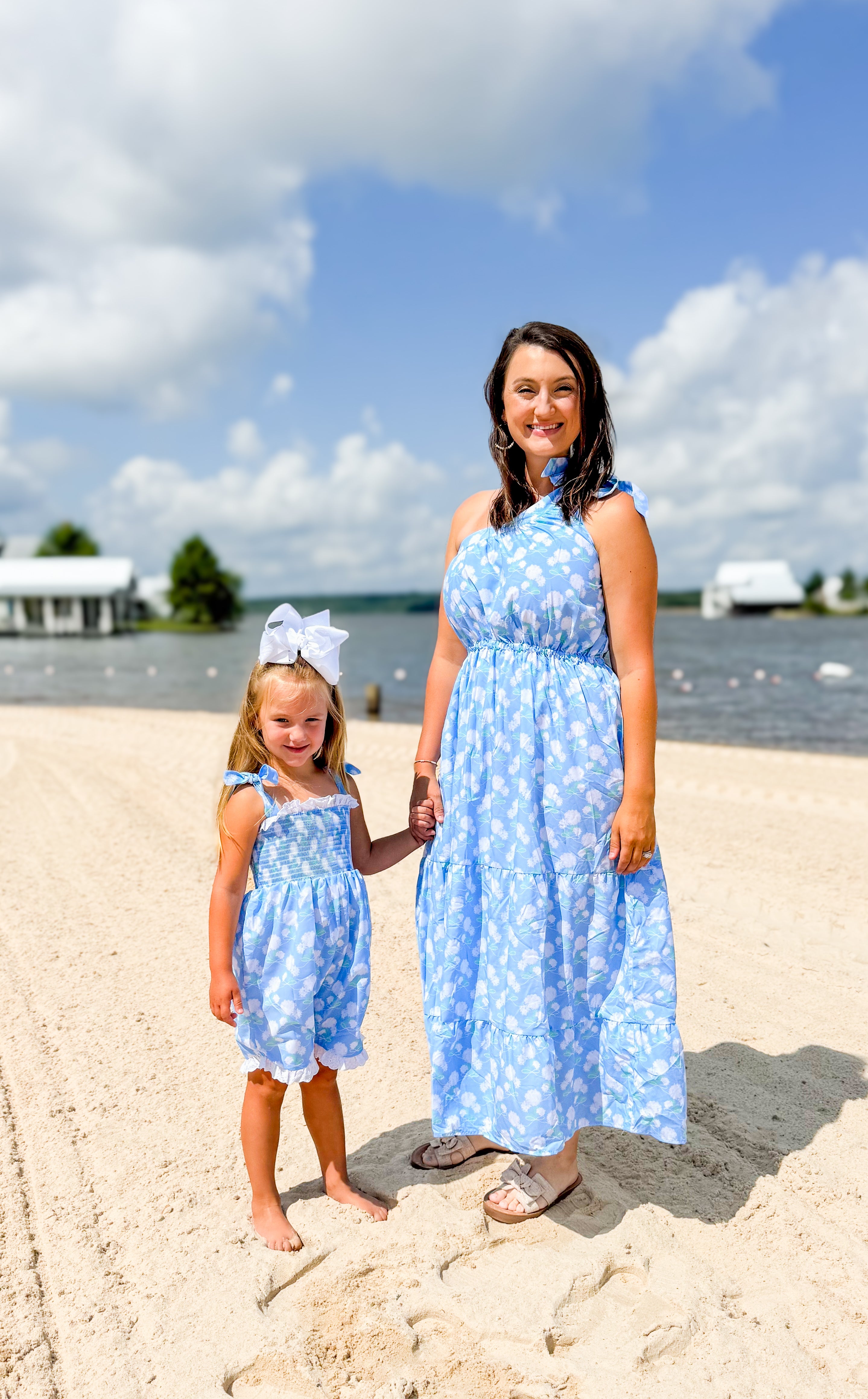 Girls Hydrangea Romper