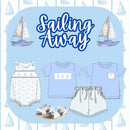 PRE ORDER Boys Sailboat Pocket Short Set ETA: MAY