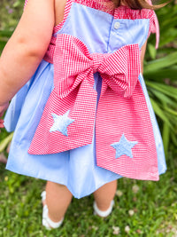 Girls Smocked Liberty Lane Bloomer Set & Dress