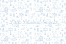 PRE ORDER Boys Custom Smock Bunny Toile Easter Basket | ETA to LBS: FEBRUARY