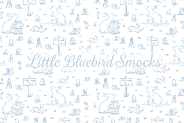 PRE ORDER Boys Bunny Trail Toile Polo Short Set | ETA to LBS: FEBRUARY