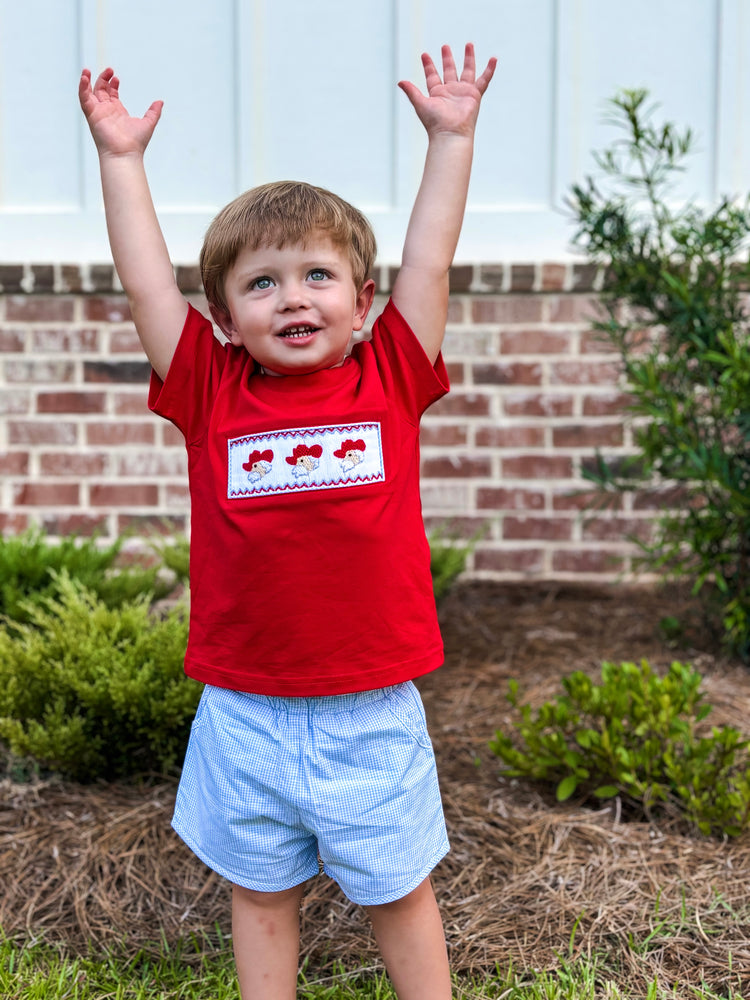 Boys Smocked Rebel Short Set