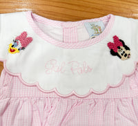 Girls French Knot Mouse and Duck “Gal Pals” Bubble