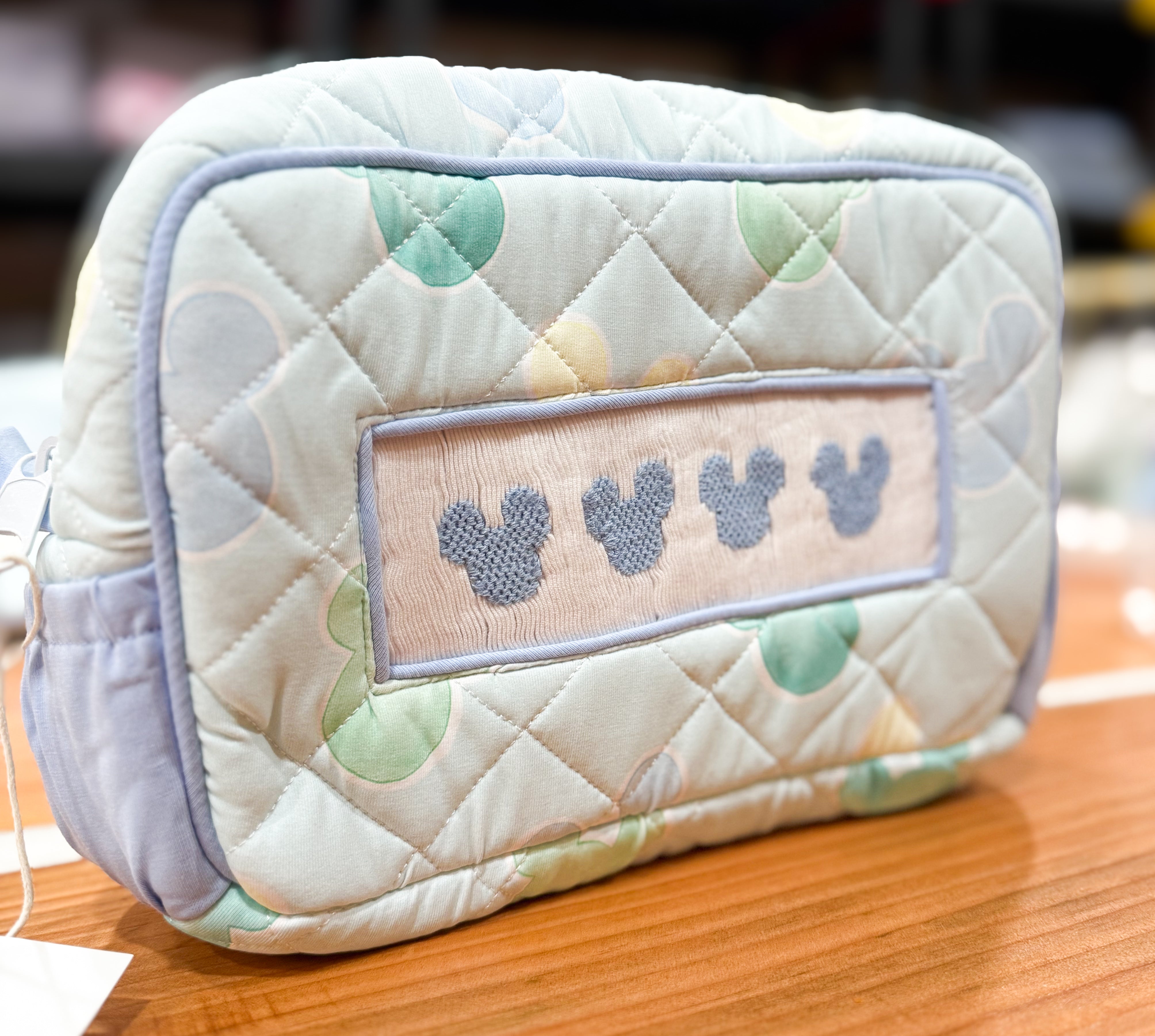 Boys Smocked Preppy Mouse Toiletry Bag