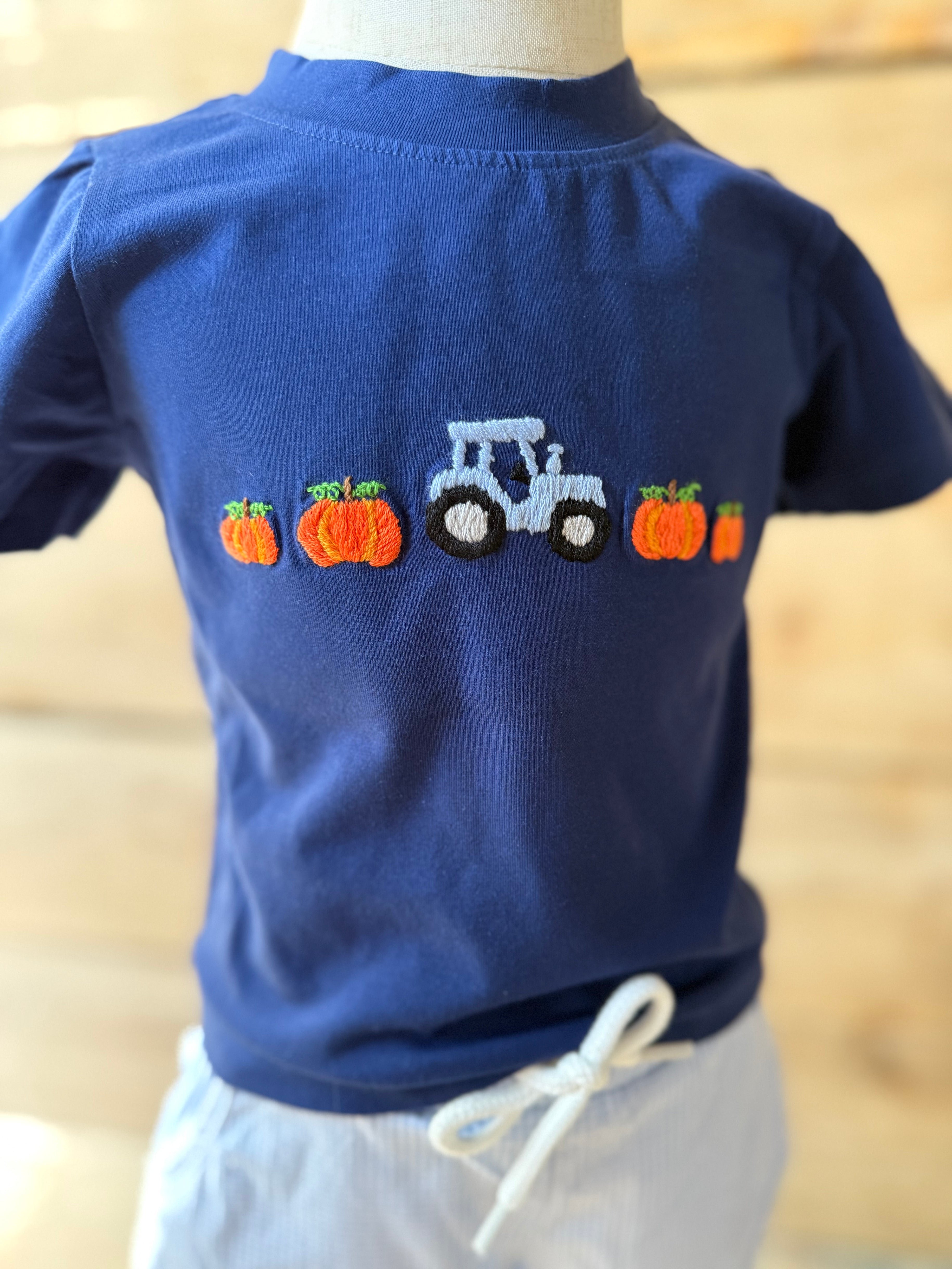Boys Pumpkin Mix & Match Short Set