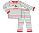 Girls Cookies & Milk Appliqué Knit Lounge Set