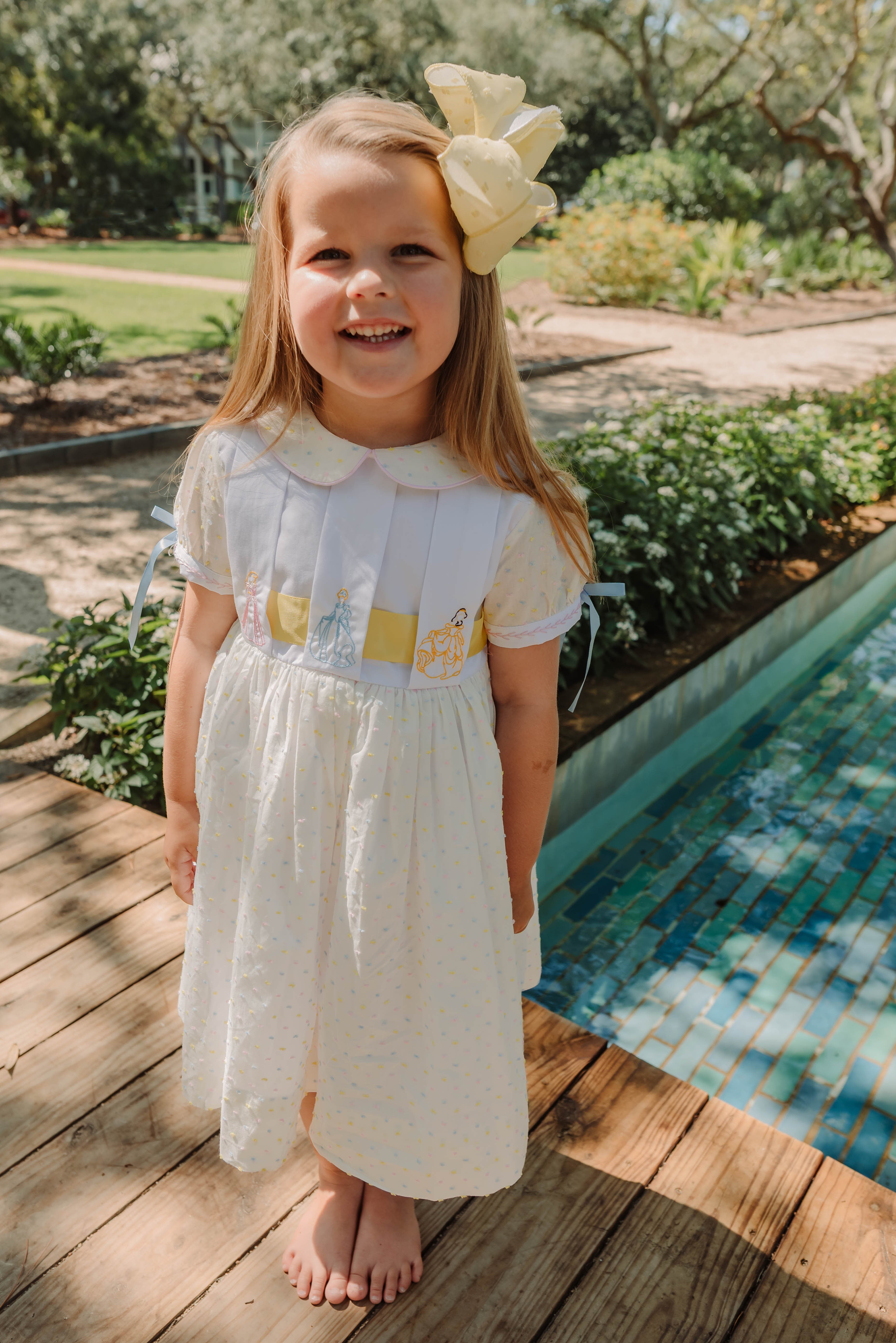 Girls Princess Embroidery Dress RTS