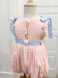 PRE ORDER Girls Petal & Vine  Smocked Bubble | ETA to LBS: LATE March