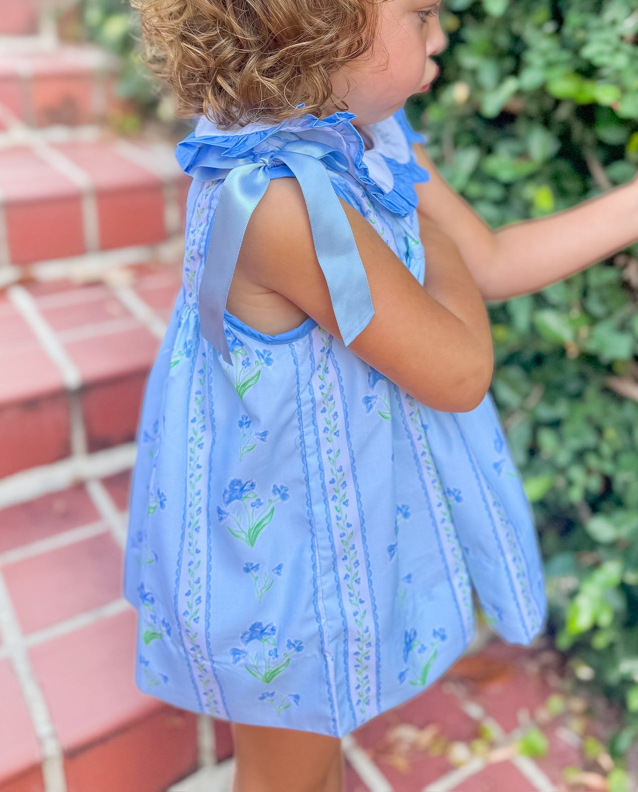 PRE ORDER Girls Bluebell Blooms Bloomer Set | ETA to LBS: Late March