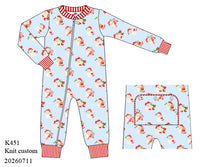 PRE ORDER Boys Here Comes Santa Knit Lounge Zippy | ETA to LBS: OCTOBER