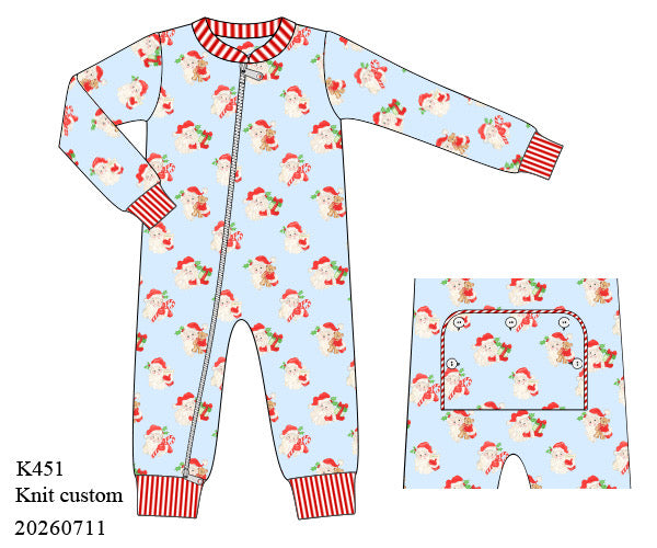 PRE ORDER Boys Here Comes Santa Knit Lounge Zippy | ETA to LBS: OCTOBER