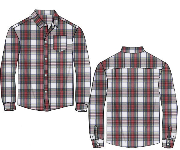 PRE ORDER Boys & Men’s Tartan Plaid Button Down Polo | ETA to LBS: OCTOBER