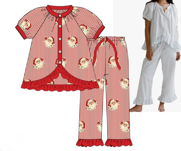 PRE ORDER Women's Vintage Santa Knit Lounge Pant Set | ETA to LBS: OCTOBER
