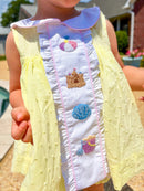 Girls French Knot Sandy Shores Bloomer Set & Dress