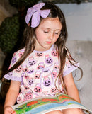 Girls Pink Halloween Buckets Knit Night Gown