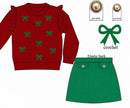 PRE ORDER Girls Crotchet Bows Skirt Set | ETA to LBS: OCTOBER