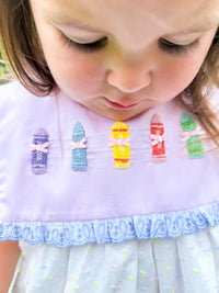 Girls French Knot Crayons Bubble