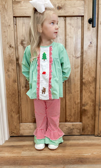 Girls French Knot Pant Set RTS
