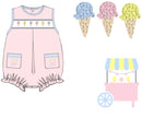 PRE ORDER Girls French Knot Ice Cream Bubble ETA: MAY