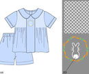 PRE ORDER Boys Hoppin Down the Bunny Trail Short Set | ETA to LBS: LATE FEBRUARY