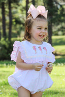 Girls French Knot Light Skin Little Miss Dolly Bloomer Set & Dress