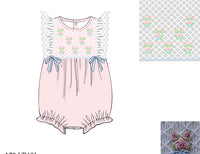Girls Bouquet Blooms Smock Bubble