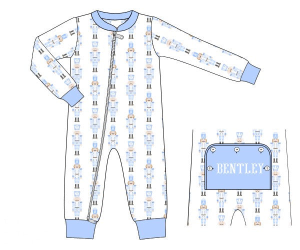 Boys The March of the Nutcrackers Knit Lounge Zippy